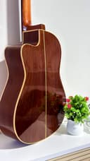 Guitarra Acústica Pino de Nogal con Corte 6